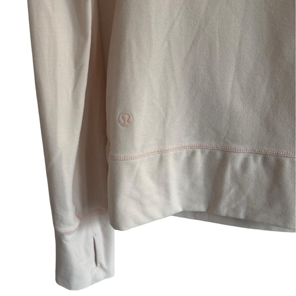 Lululemon Just Breathe Long Sleeve, Heathered Parfait Pink, Size 6 - Picture 12 of 12